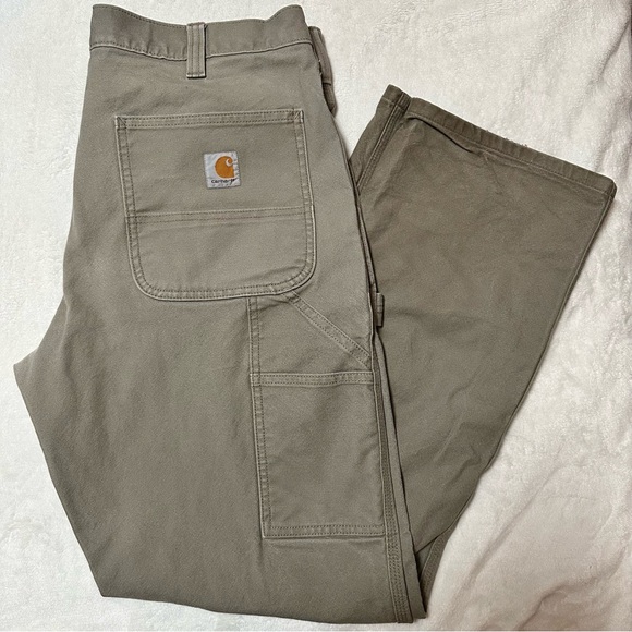 Carhartt Men's Cargo Pants in Gray, 35x32 - Picture 2 of 12